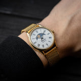 Original Mens Vintage wrist watch Raketa Lunar Calendar 1980s