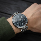 Mens Large wrist watch Molnija - Masonic